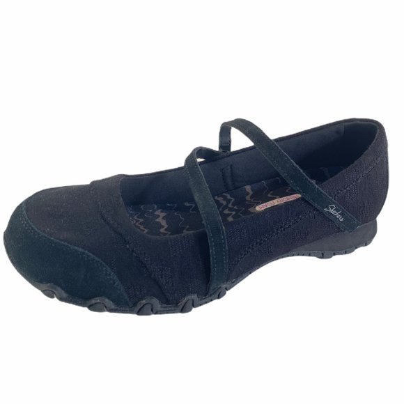 skechers mary jane black